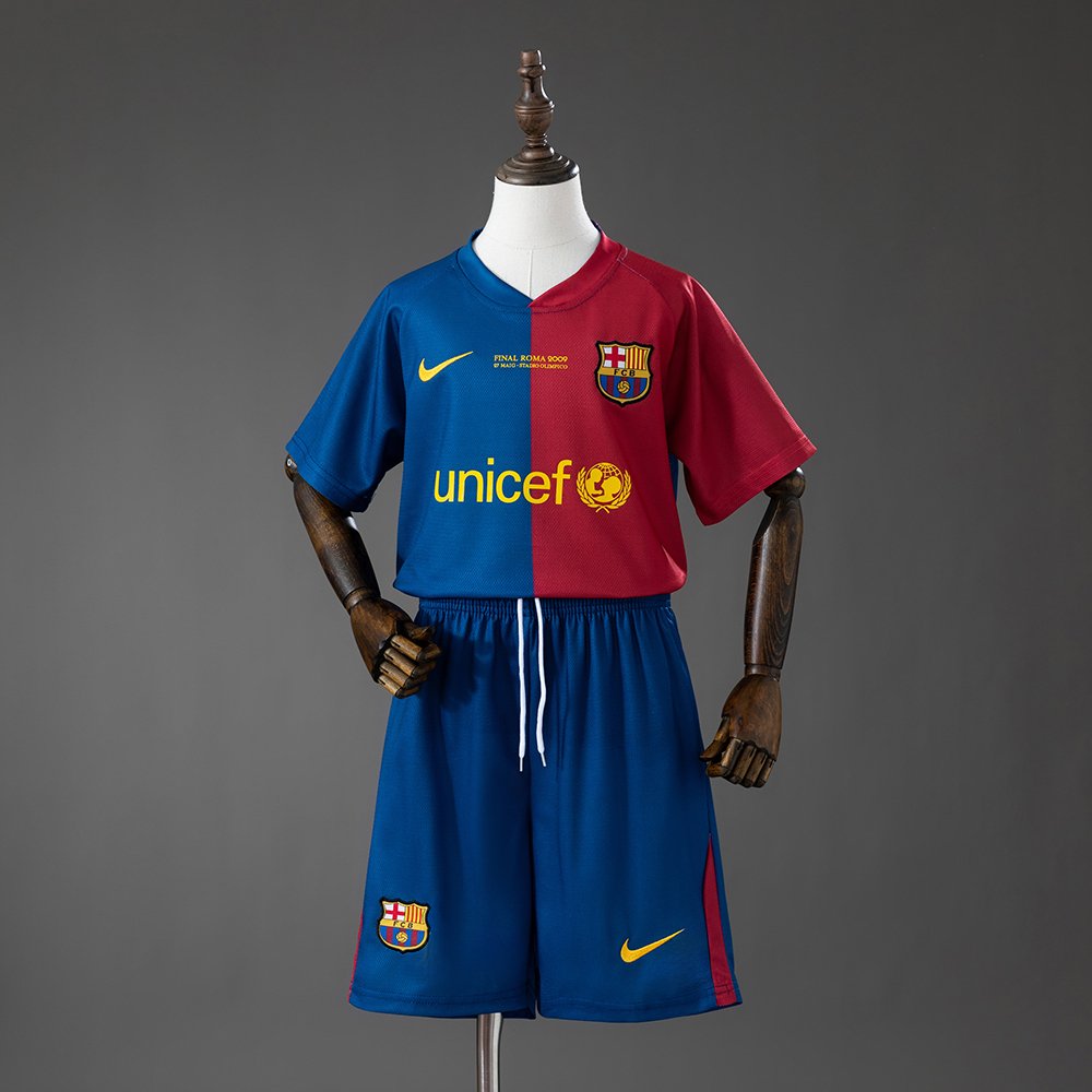 Barcelona 08/09 Home Final Champions League Kids