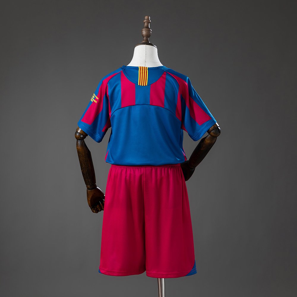 Barcelona 05/06 Home Final Champions League Kids - Imagen 2